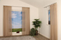 Deze grof geweven Inbetween is een lichtere kwaliteit en valt erg mooi in de plooi