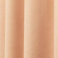 Soepel vallende effen gordijnstof met matte, wolkerige look aan de voorzijde. Voor- en achterzijde hebben dezelfde kleur.