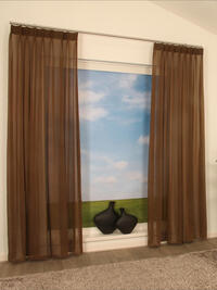 Olympus is een brandvertragende inbetween, geweven van dunne garen met een lichte glans