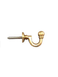 Kleine messingkleurige embrassehaak