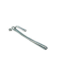 Metalen inschuifhaak hoofdje 1 geschikt voor gebruik bij 8cm gordijnband