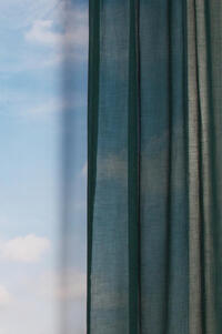 Een grover geweven sfeervolle inbetween met een linnenlook.